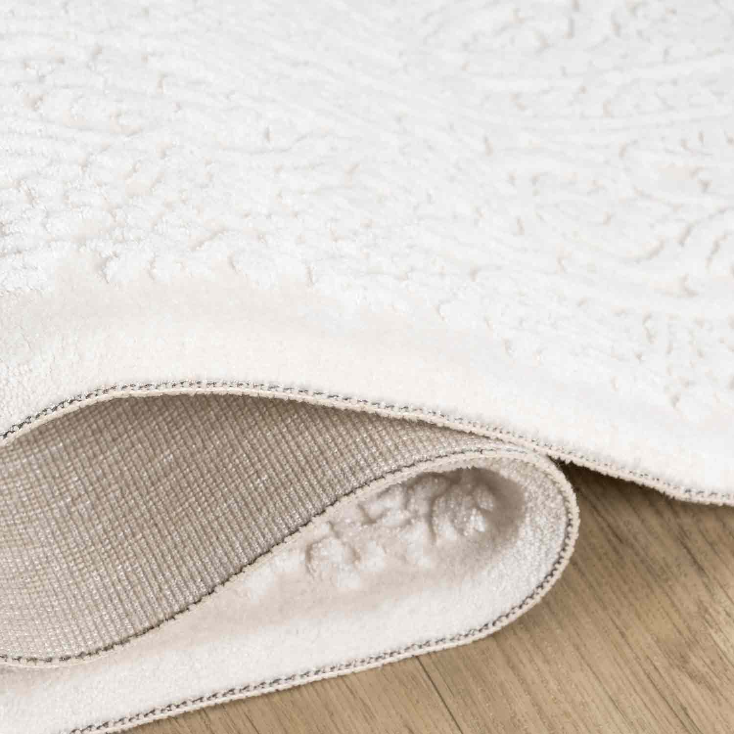 Krem Klasik Madalyon Desenli Halı-Pera Halı