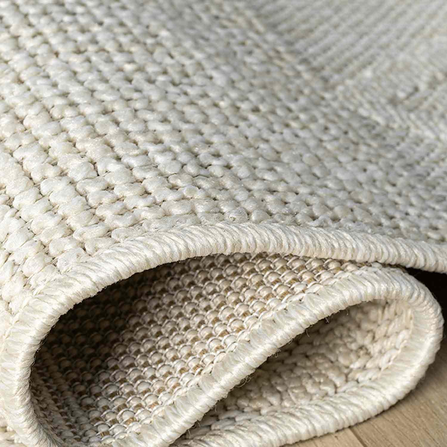 Krem Renk Baklava Desenli Yumuşak Halı-Pera Halı