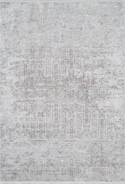 Krem ve Kahve Eskitme Desenli Halı-Pera Halı