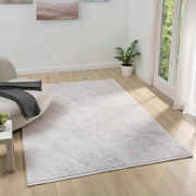 Krem Gri Soyut Çizgili Modern Halı