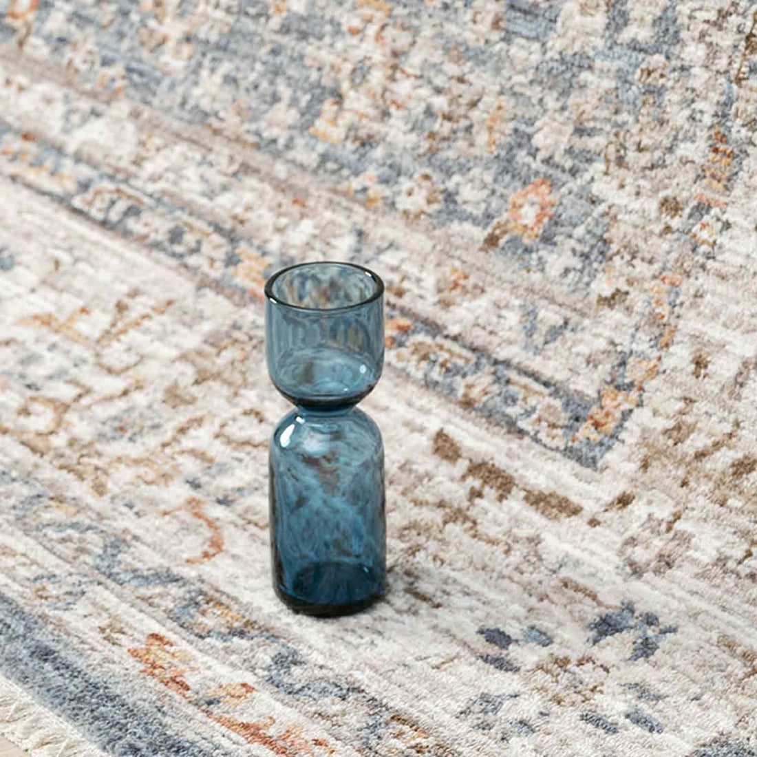 Mavi Gri Açık Kahve Klasik Halı