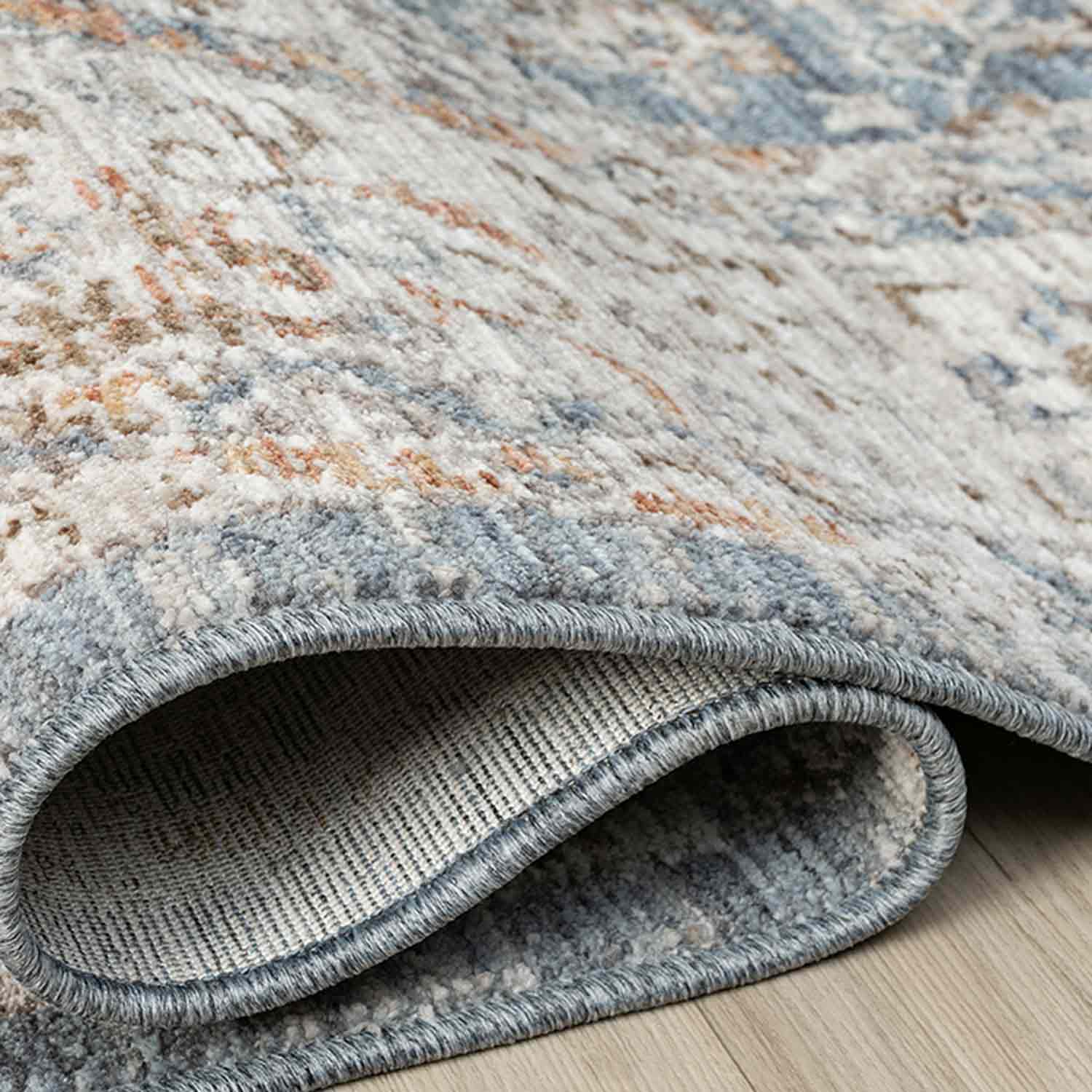 Mavi Gri Açık Kahve Klasik Halı-Pera Halı