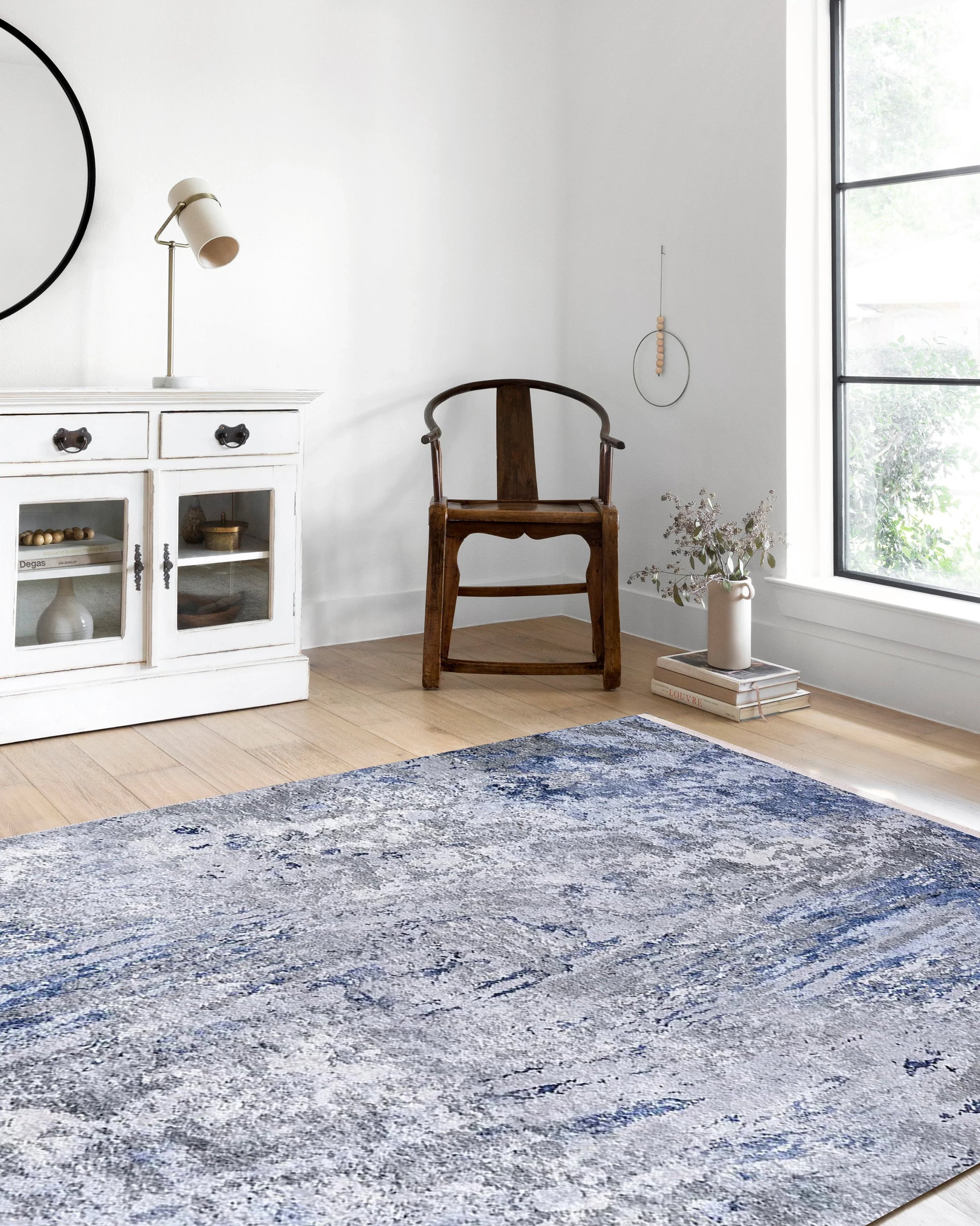 Mavi Gri Modern Halı-Pera Halı