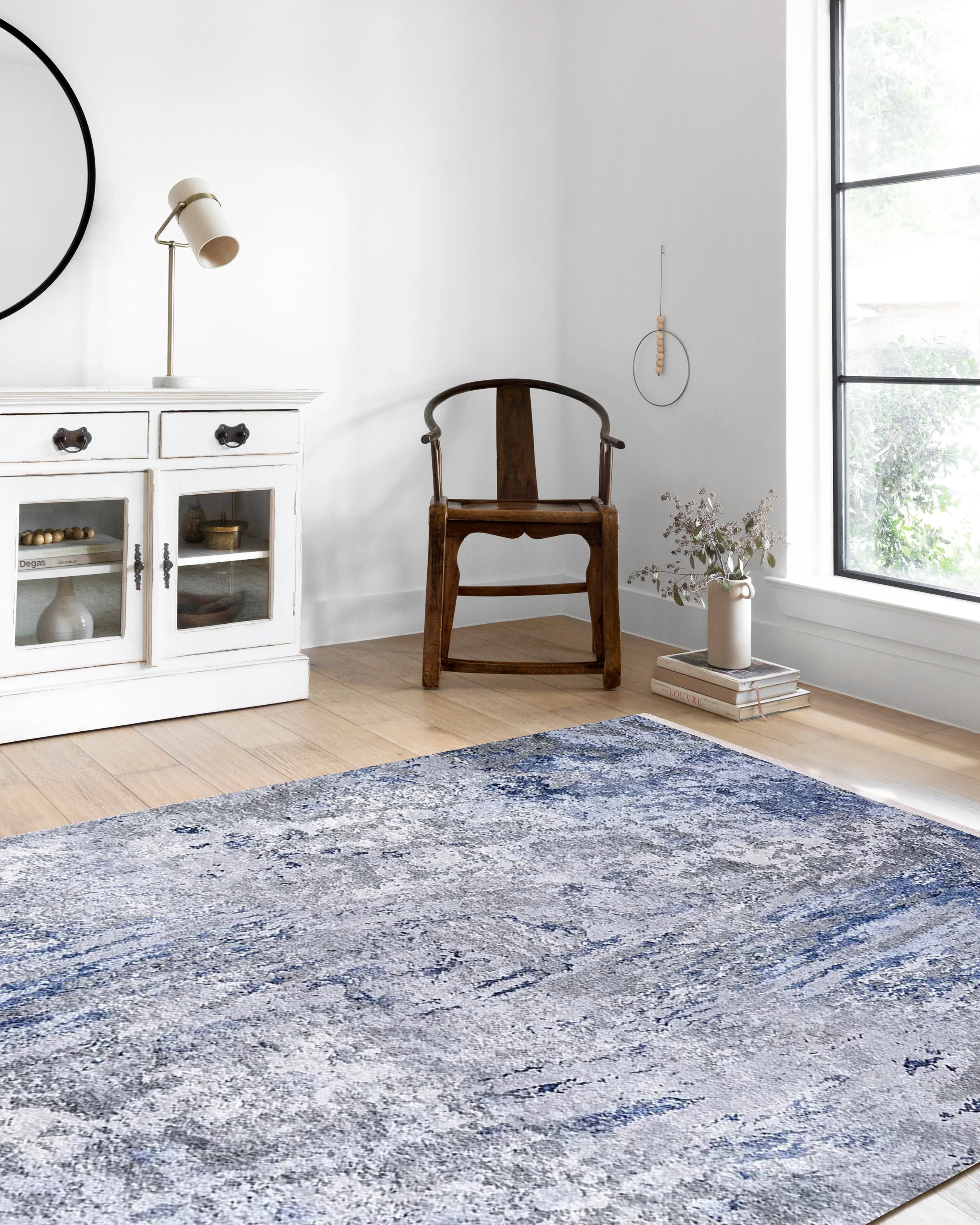 Mavi Gri Modern Halı-Pera Halı