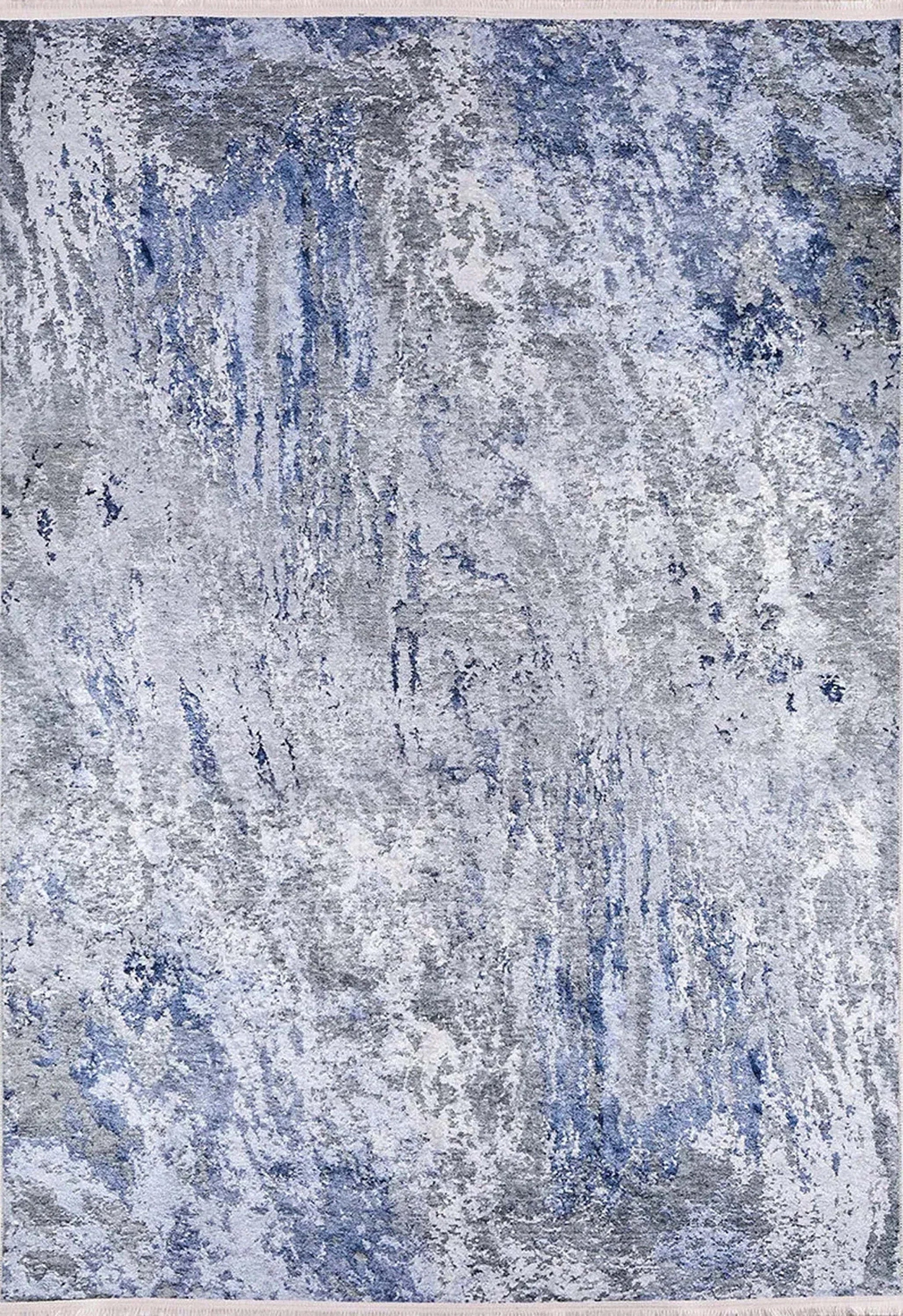 Mavi Gri Modern Halı-Pera Halı