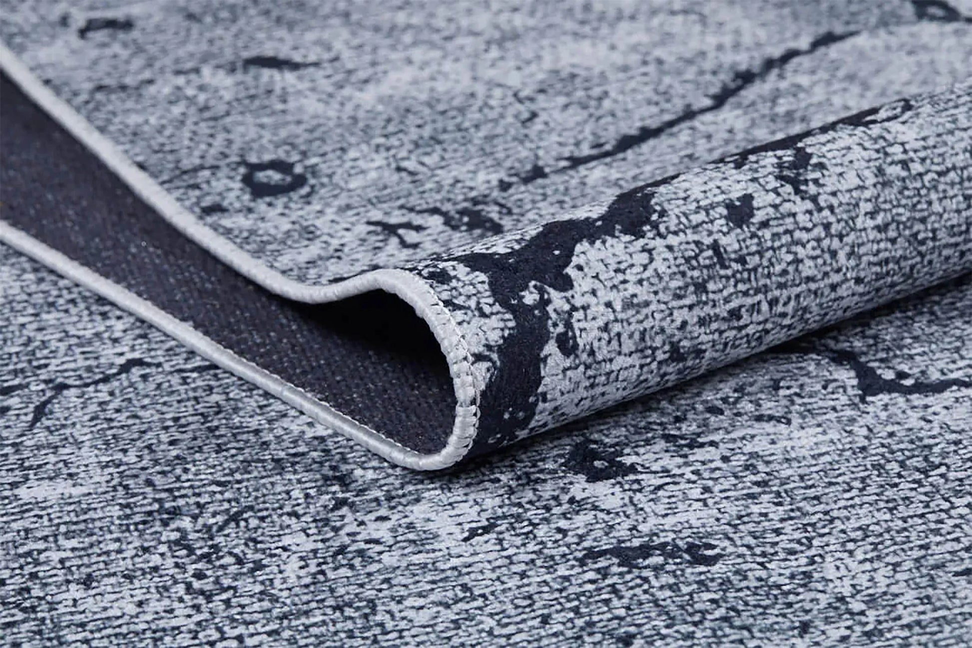 Mermer Desenli Gri Halı-Pera Halı