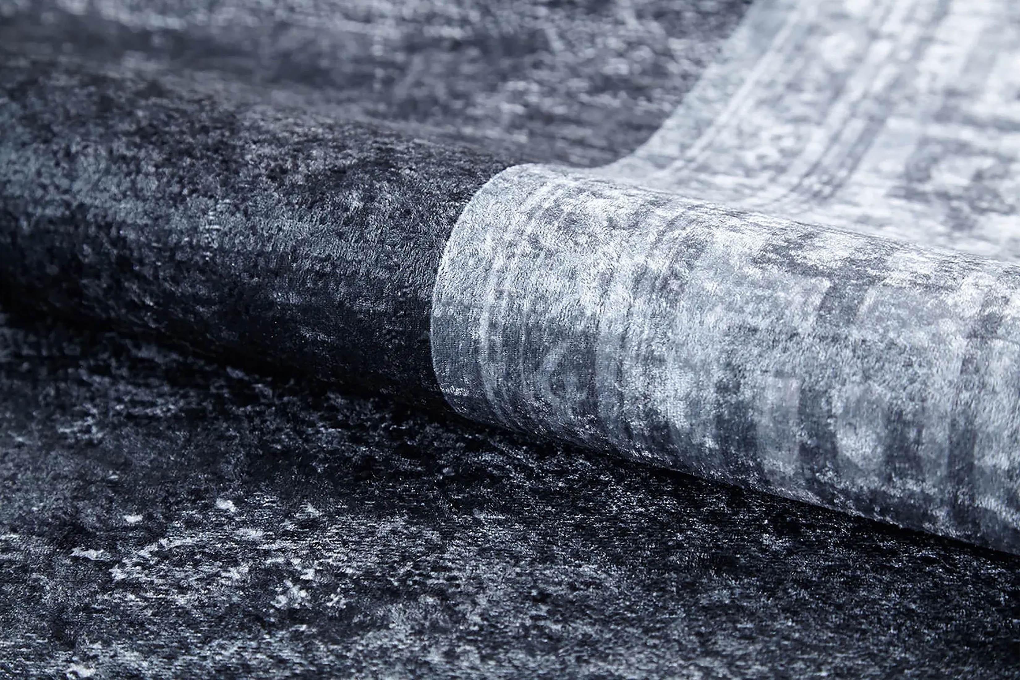 Mermer Gri Kenarlı Halı-Pera Halı