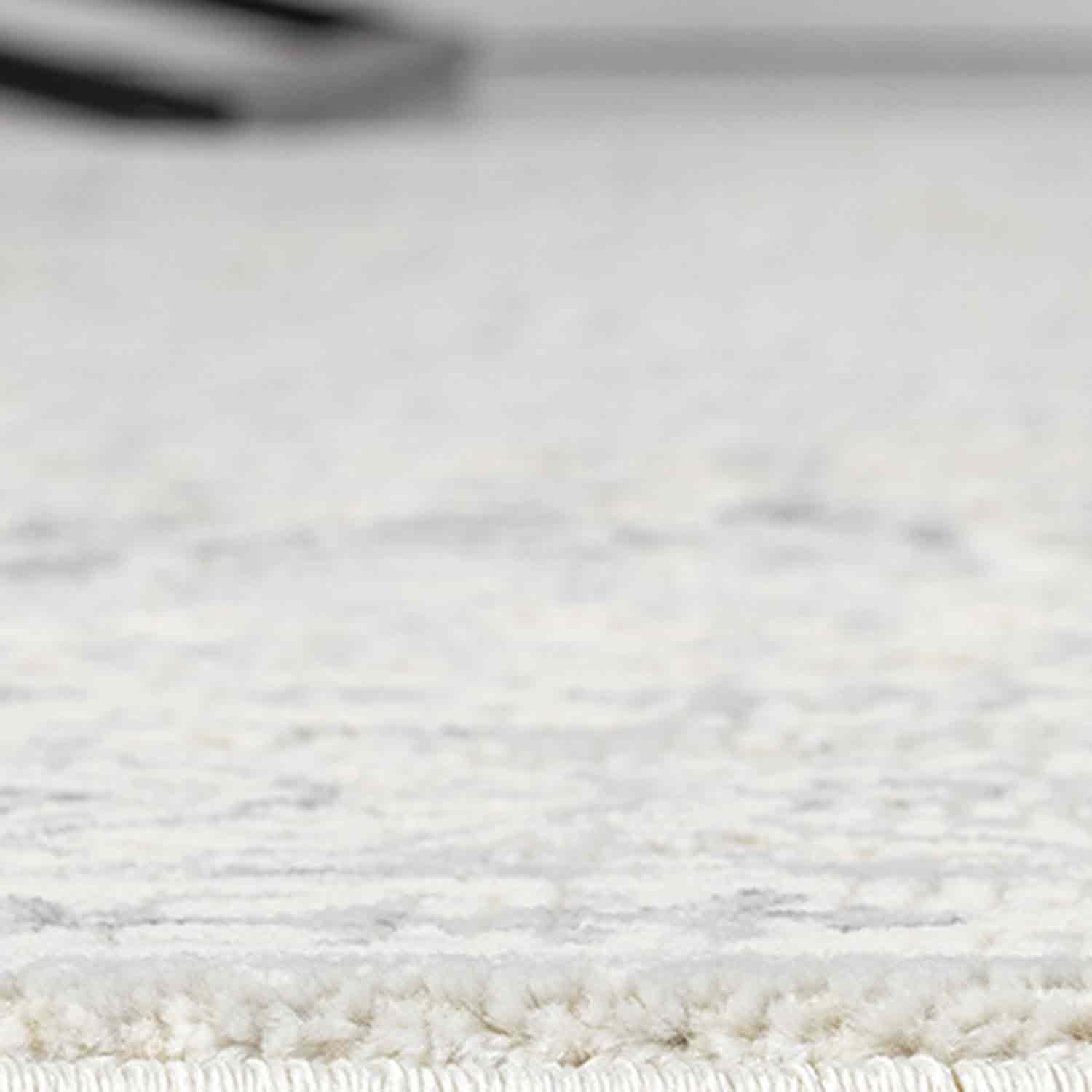 Minimal Krem Eskitme Desenli Halı-Pera Halı