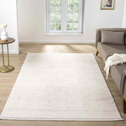 Minimal Krem Eskitme Desenli Halı-Pera Halı