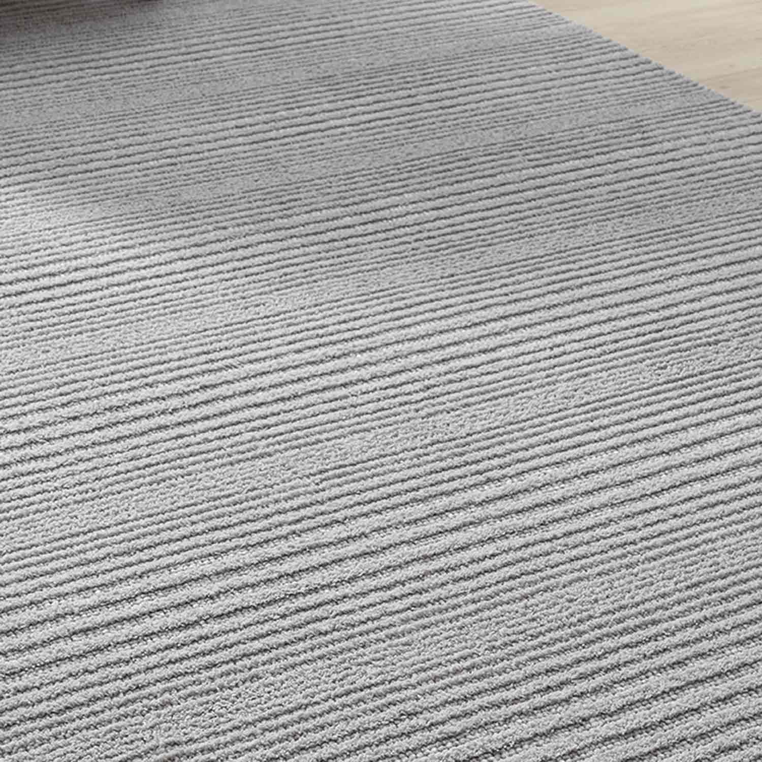 Minimalist Fitil Dokulu Kirli Gri Halısı-Pera Halı