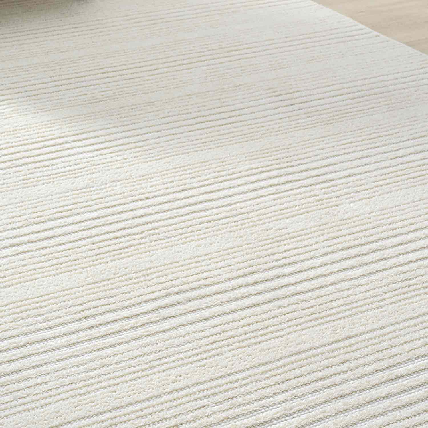 Minimalist Fitil Dokulu Kirli Krem Halısı-Pera Halı