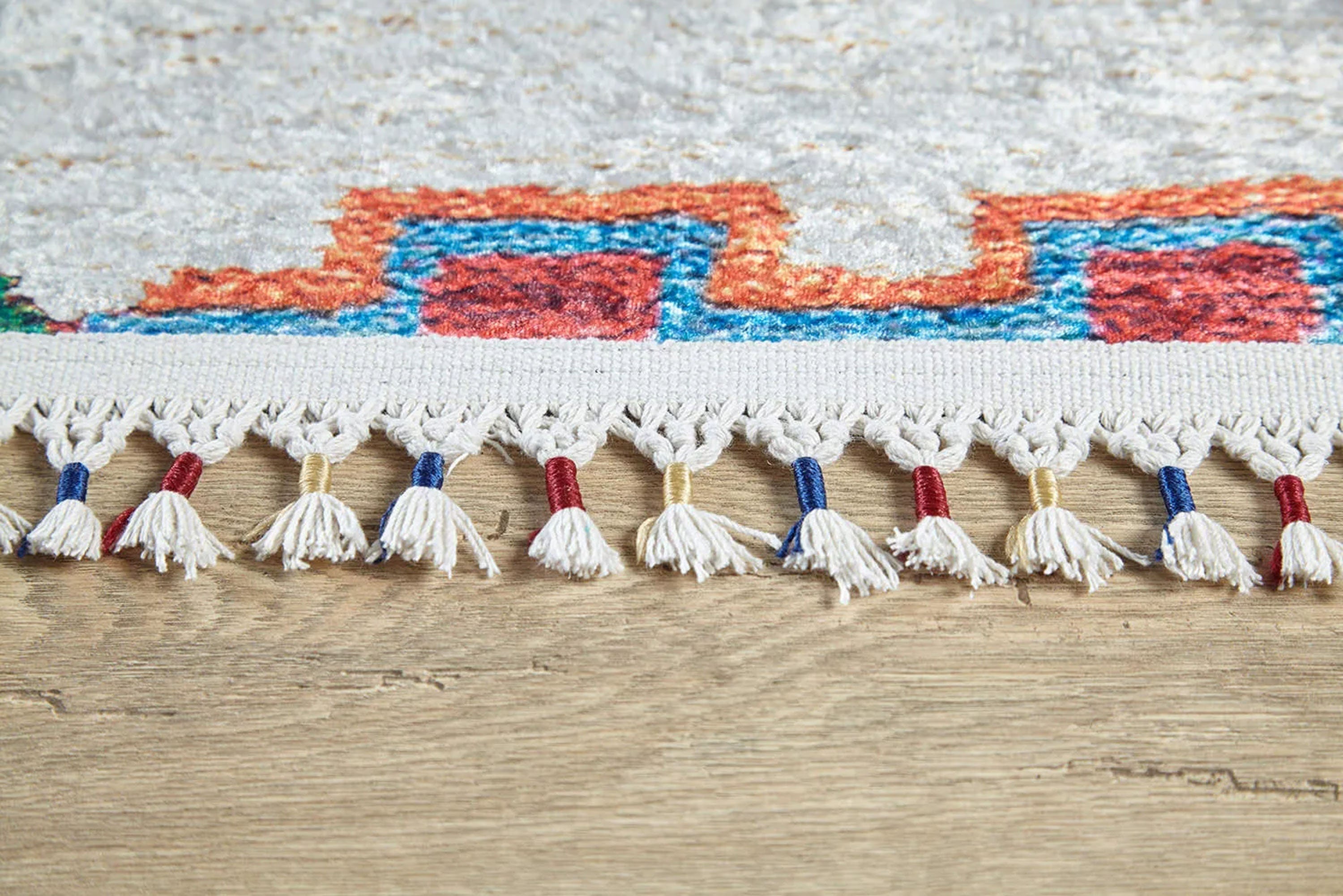 Beyaz Fildişi Kilim Halı - Pera Halı