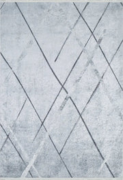 Modern Desenli Dekoratif Çizgili Halı-Pera Halı