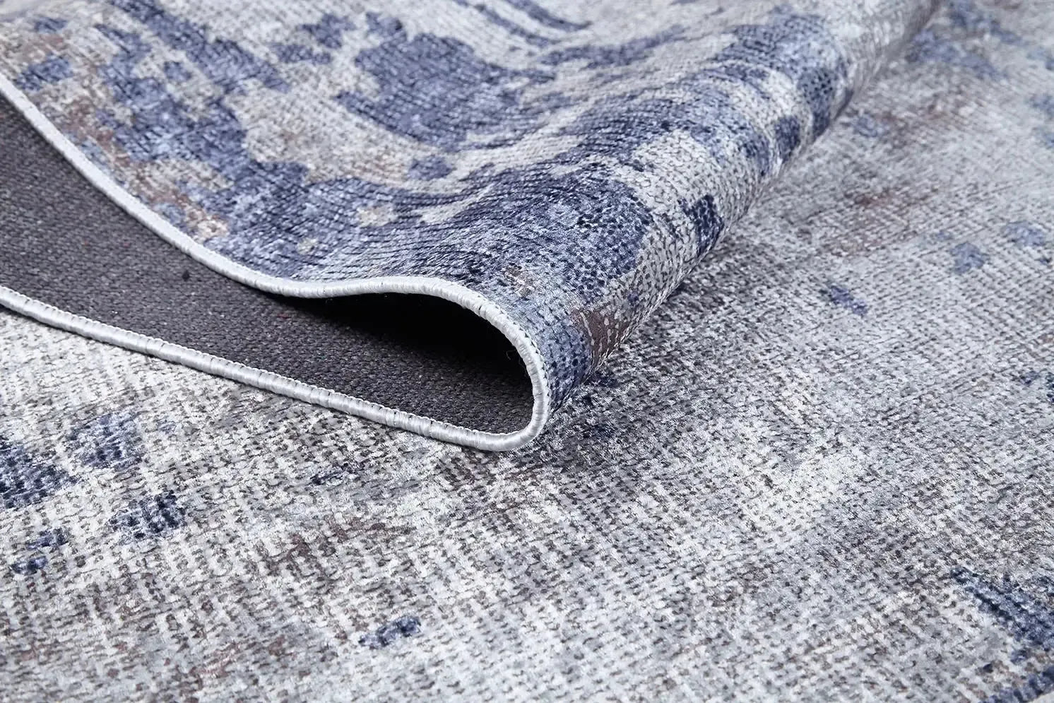 Modern Gri Vintage Halı-Pera Halı