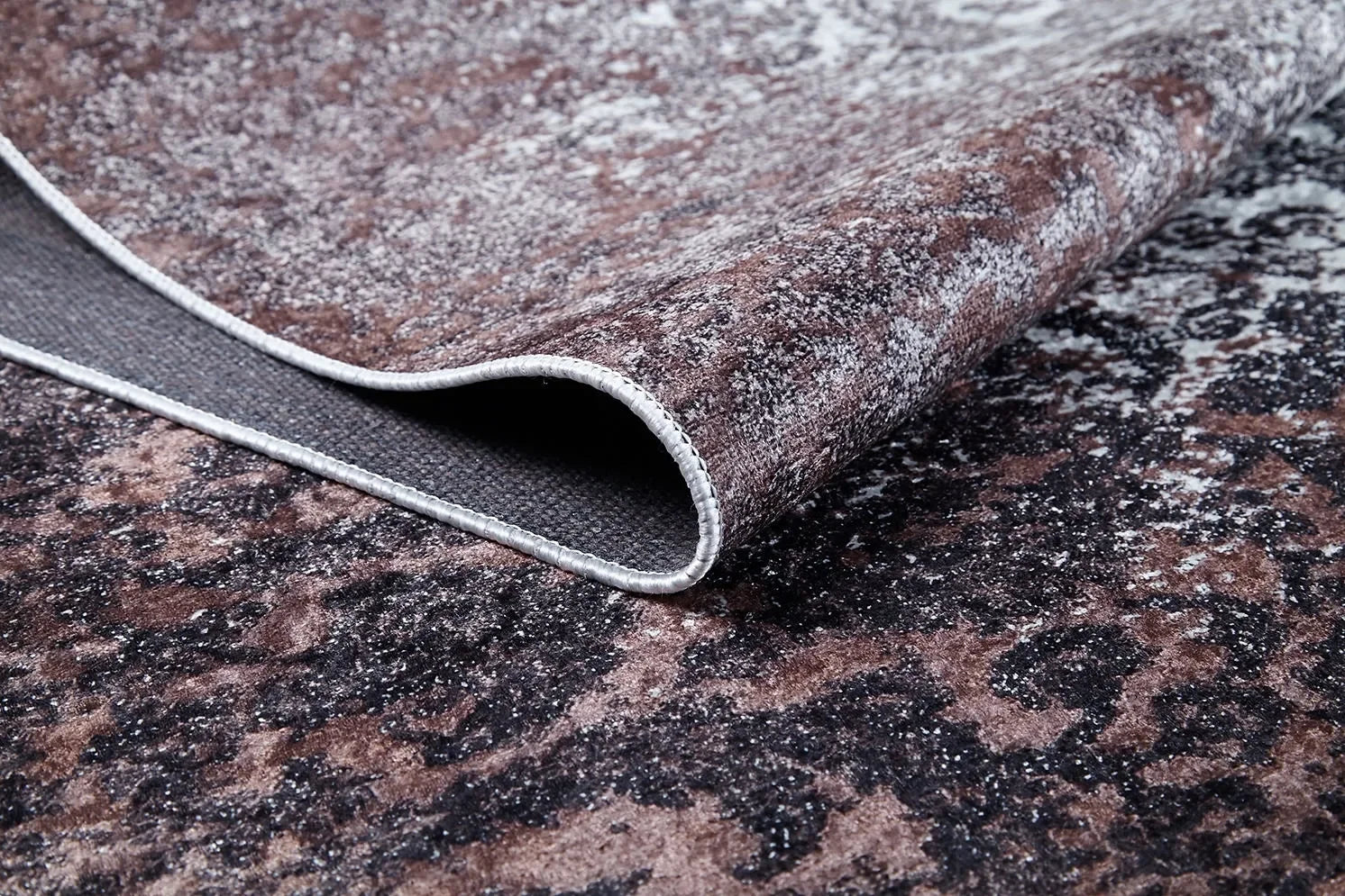 Mor Lila Eskitme Patchwork Halı-Pera Halı