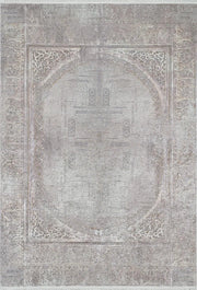 Oval Motifli Modern Yıkanabilir Halı-Pera Halı