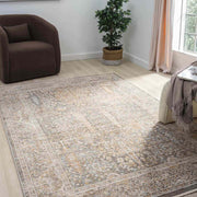 Bej Kahve Çok Renkli Klasik Halı