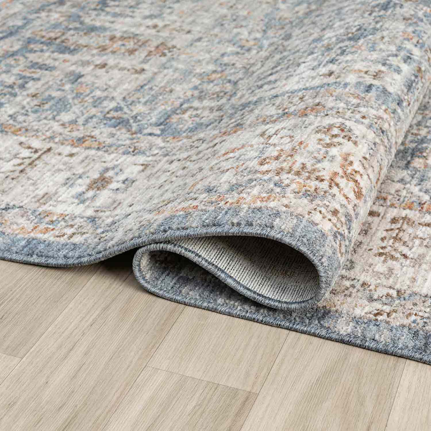 Mavi Gri Açık Kahve Klasik Halı