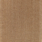 Einfarbiger Teppich in Beige- und Kaffeetönen mit Korbgeflecht-Optik