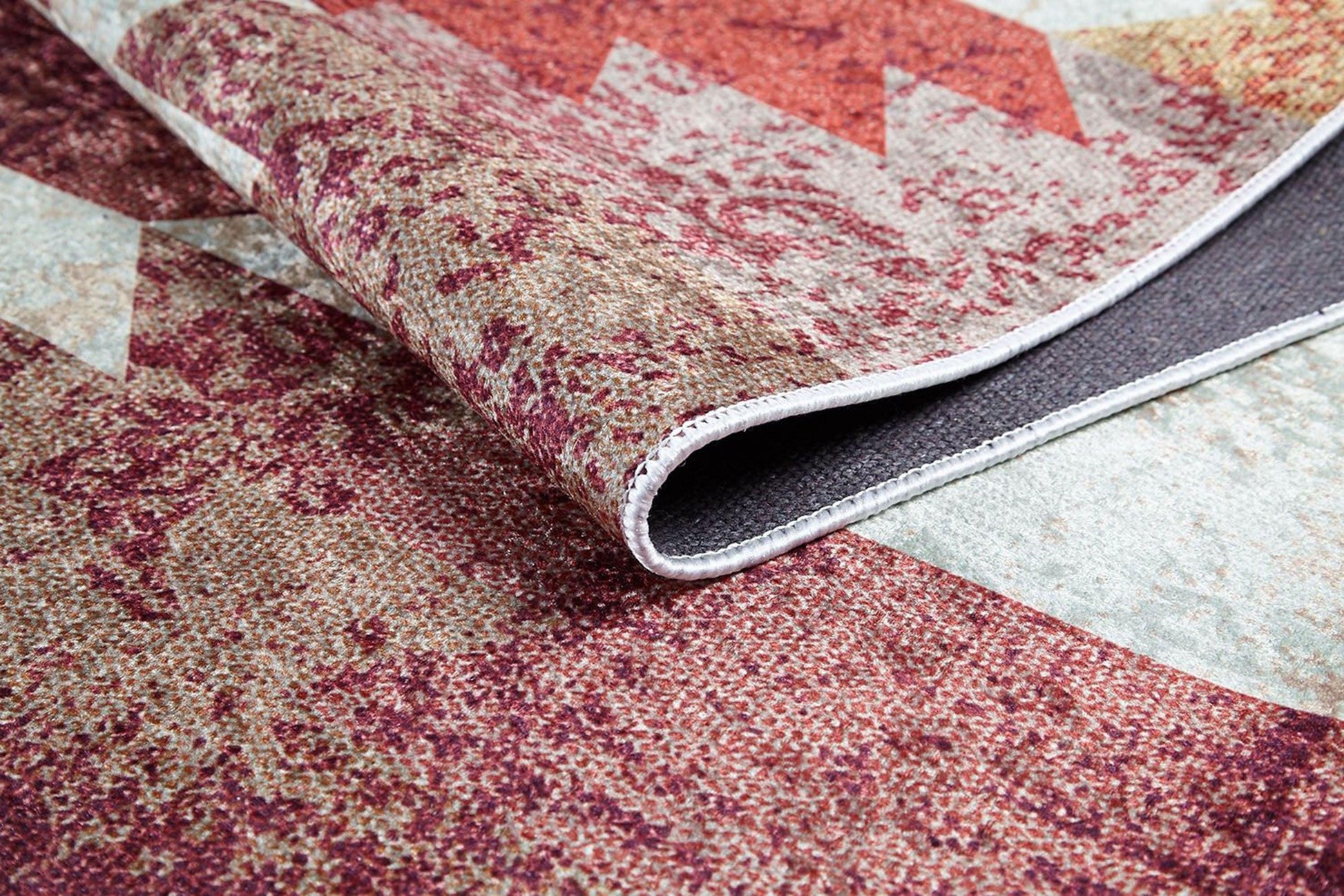 Pastel Bej Turuncu Kilim Halı-Pera Halı