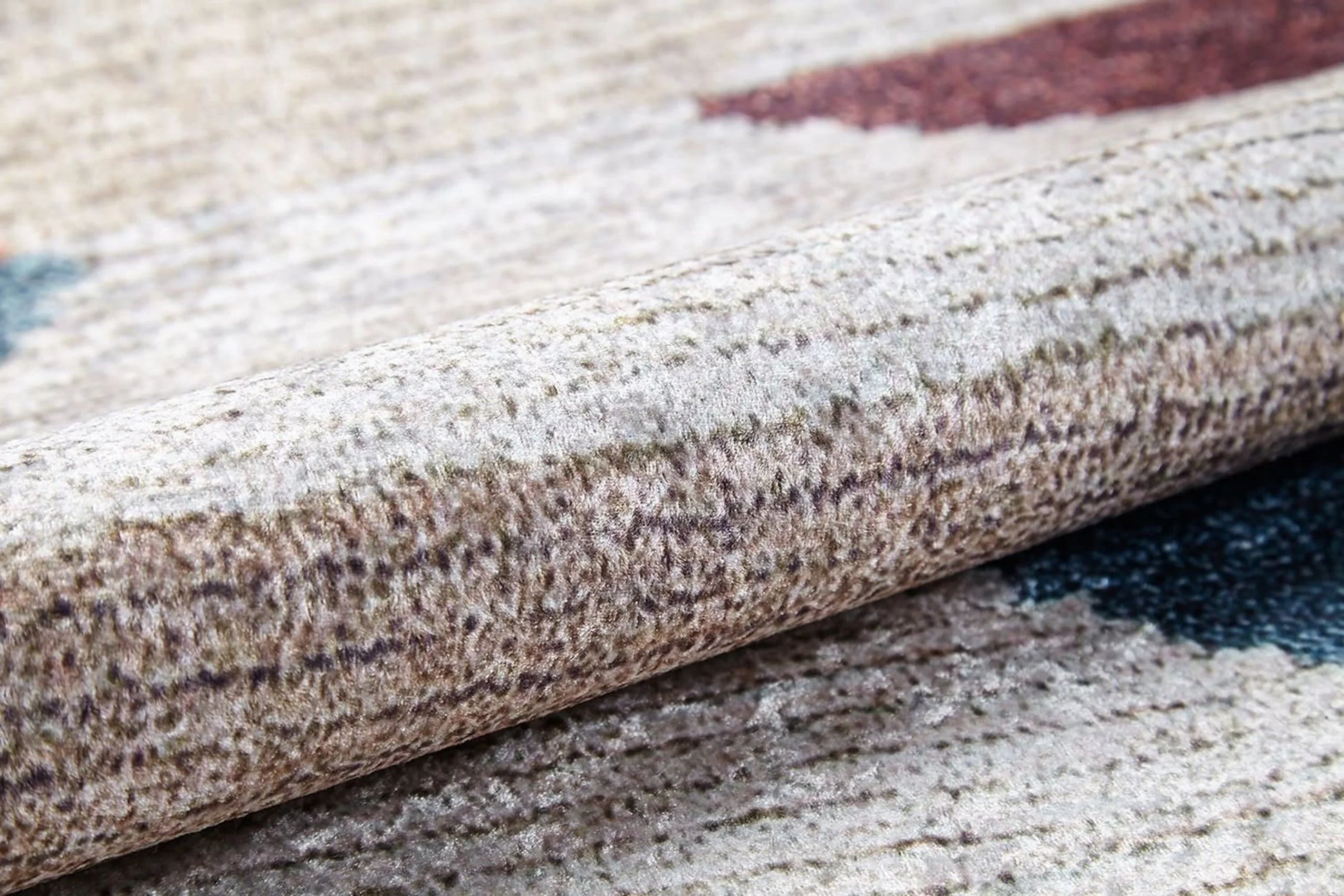 Pastel Tonlu Renkli Geometrik Desenli Kilim Halı-Pera Halı