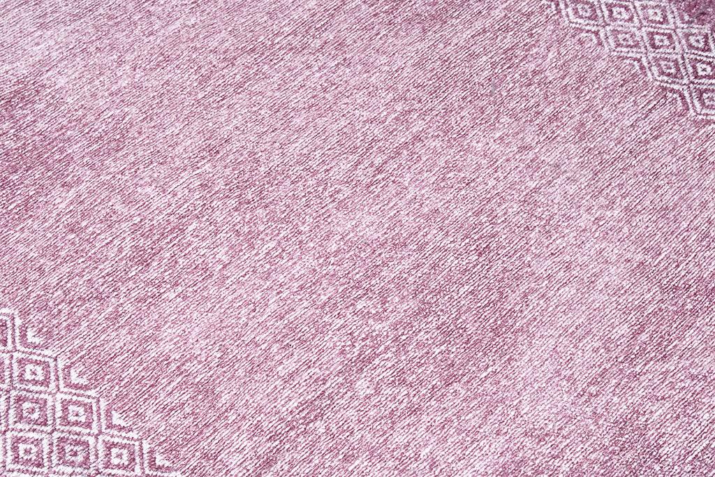Pembe Modern Yıkanabilir Antibakteriyel Salon Halısı-Pera Halı