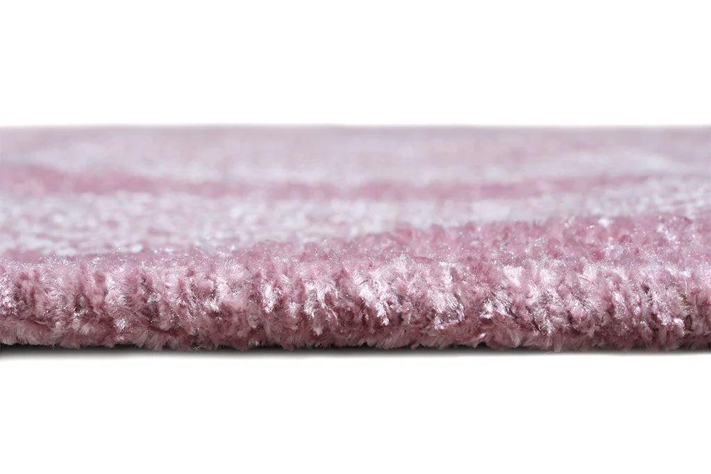 Pembe Modern Yıkanabilir Antibakteriyel Salon Halısı-Pera Halı