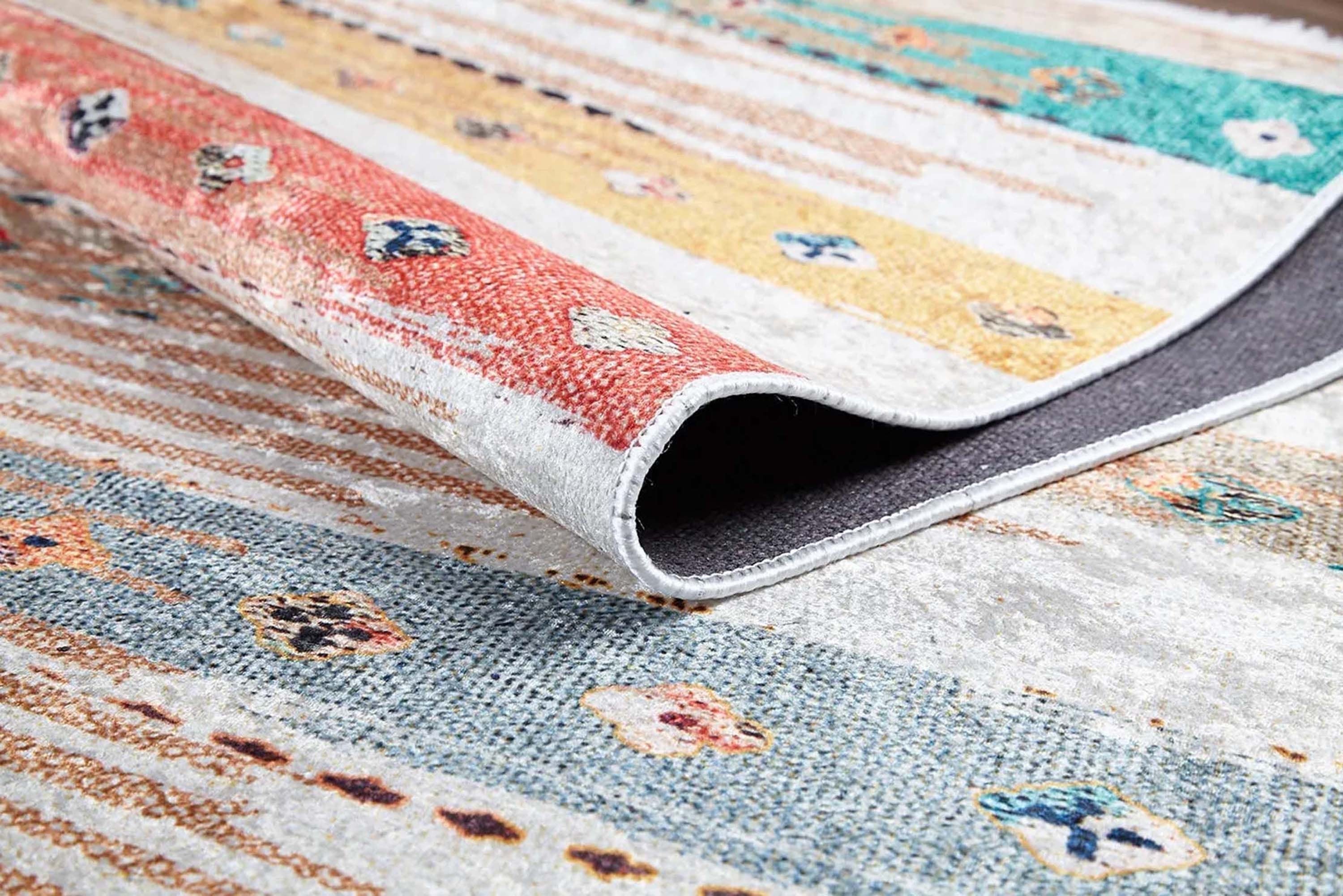 Boho Renkli Çocuk Odası Halısı - Pera Halı