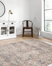 Petek Desenli Açık Pembe Modern Halı-Pera Halı