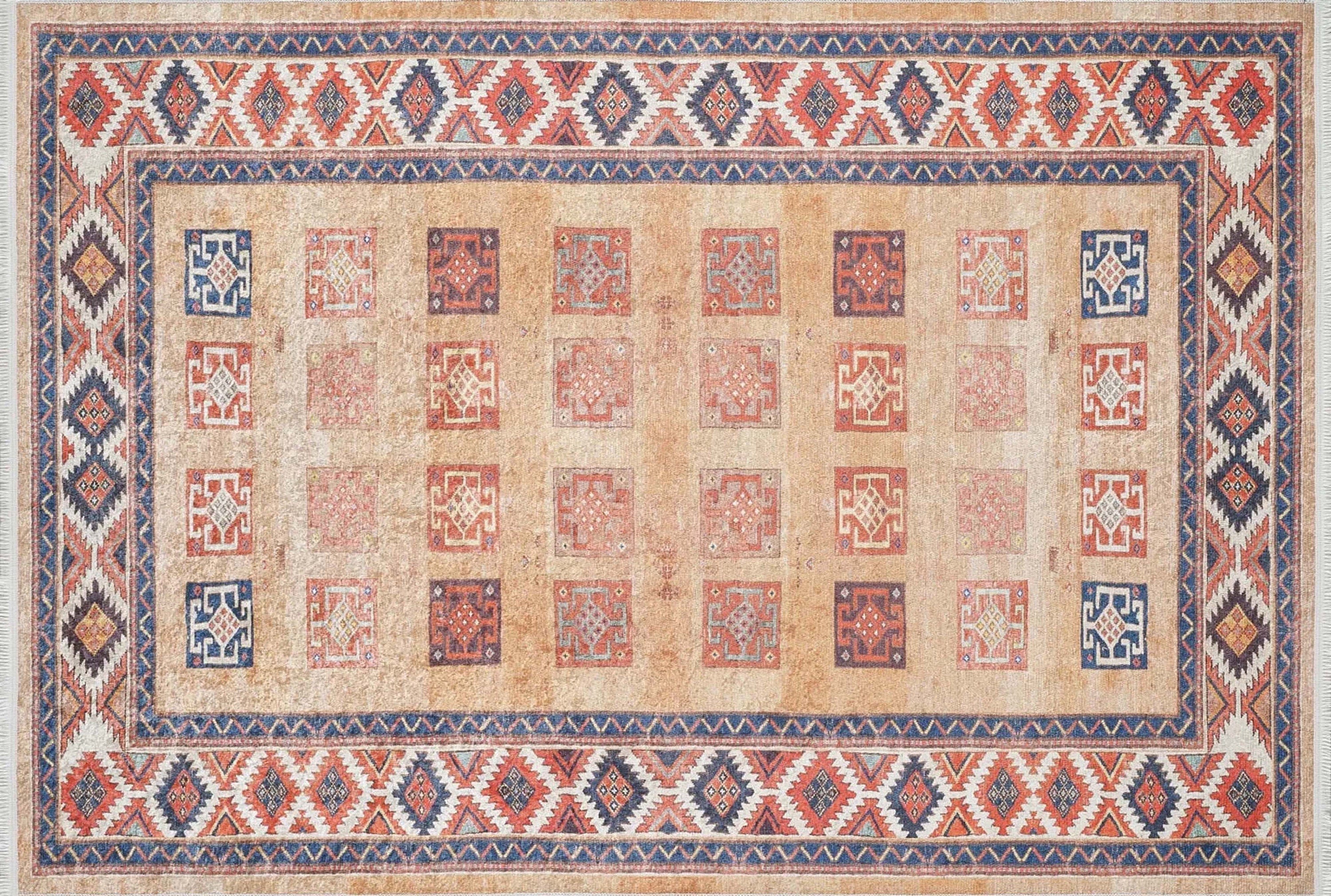Turuncu Renkli Vintage Halı - Pera Halı