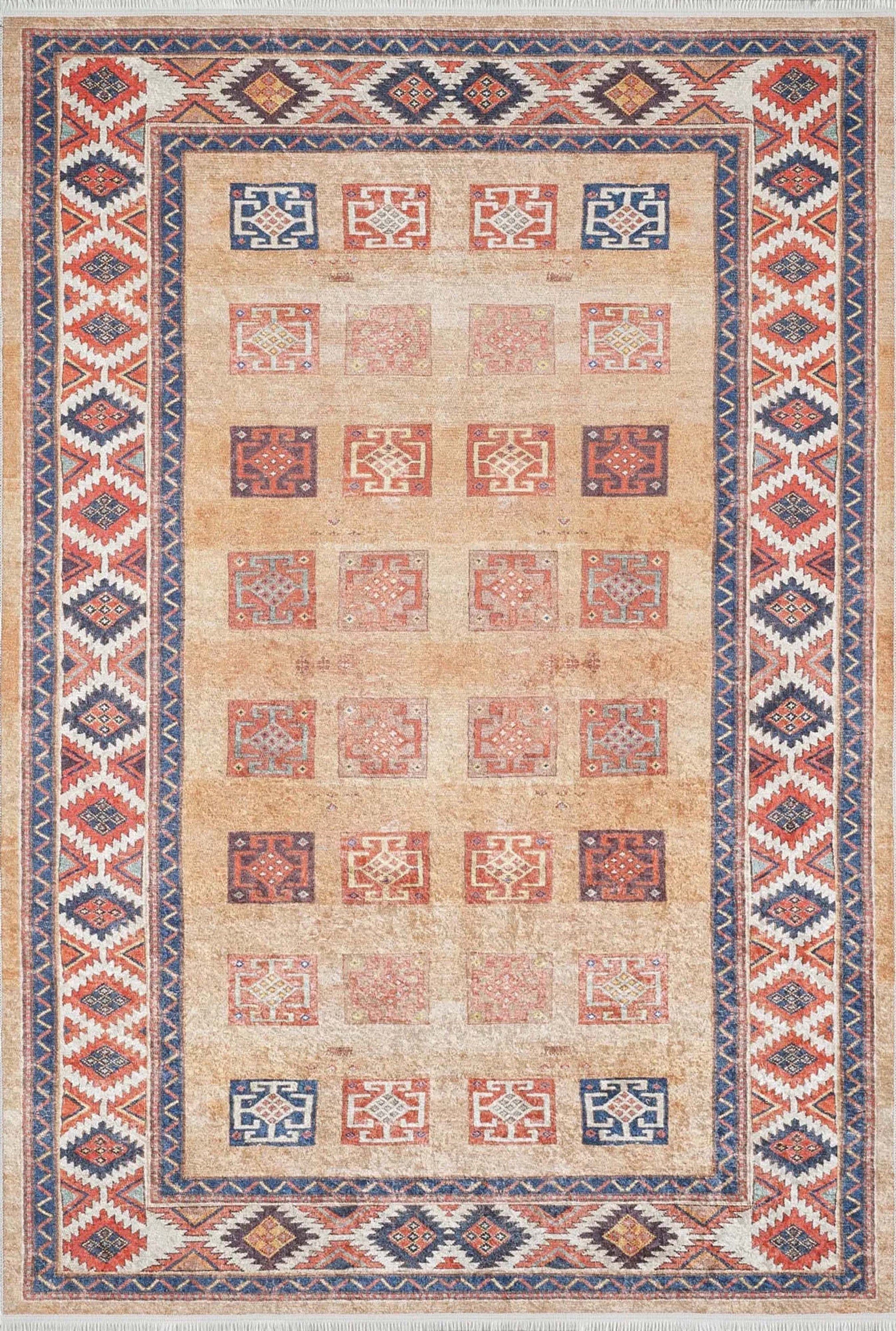 Turuncu Renkli Vintage Halı - Pera Halı
