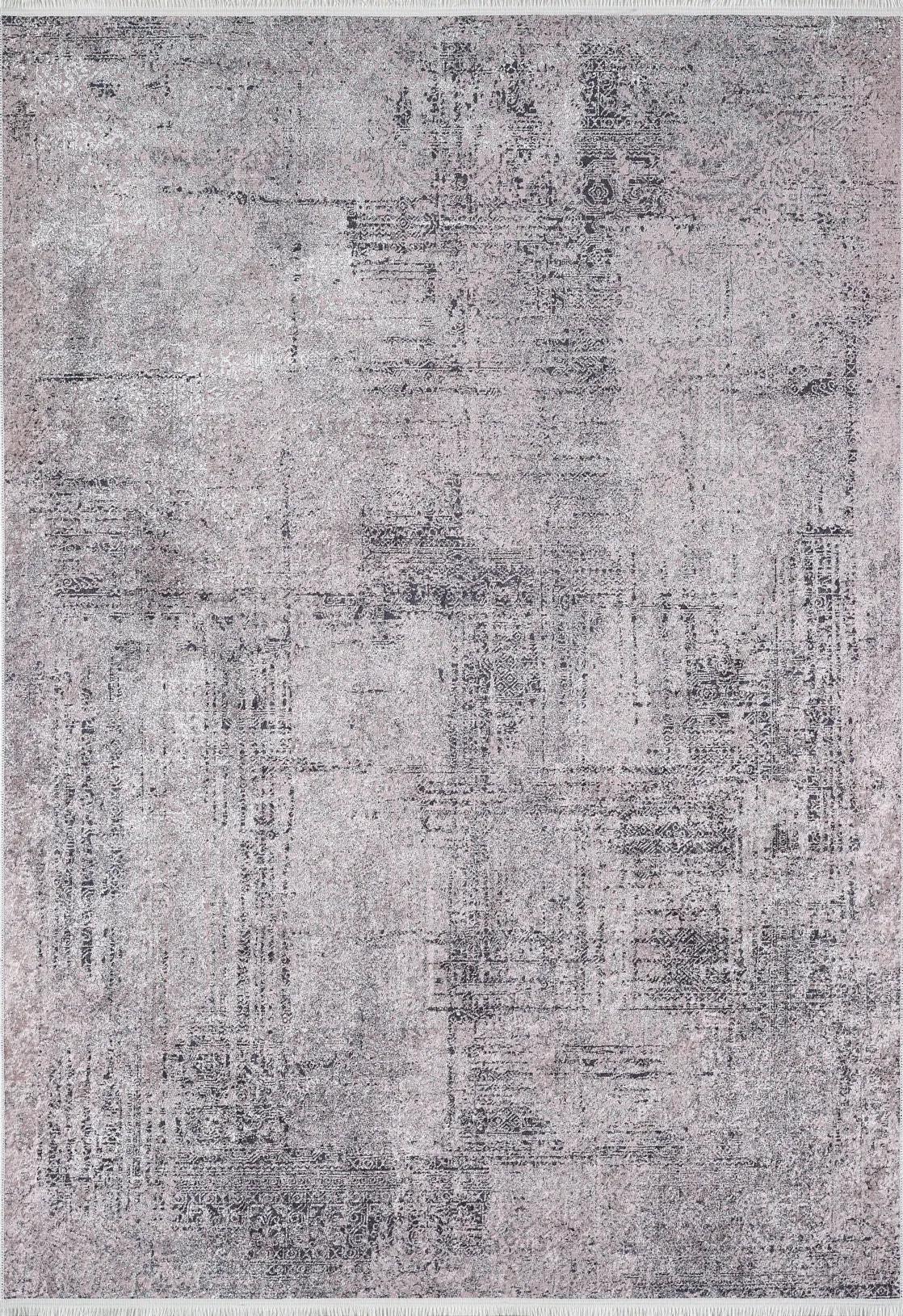 Pudra Pembesi Gri Modern Halı-Pera Halı