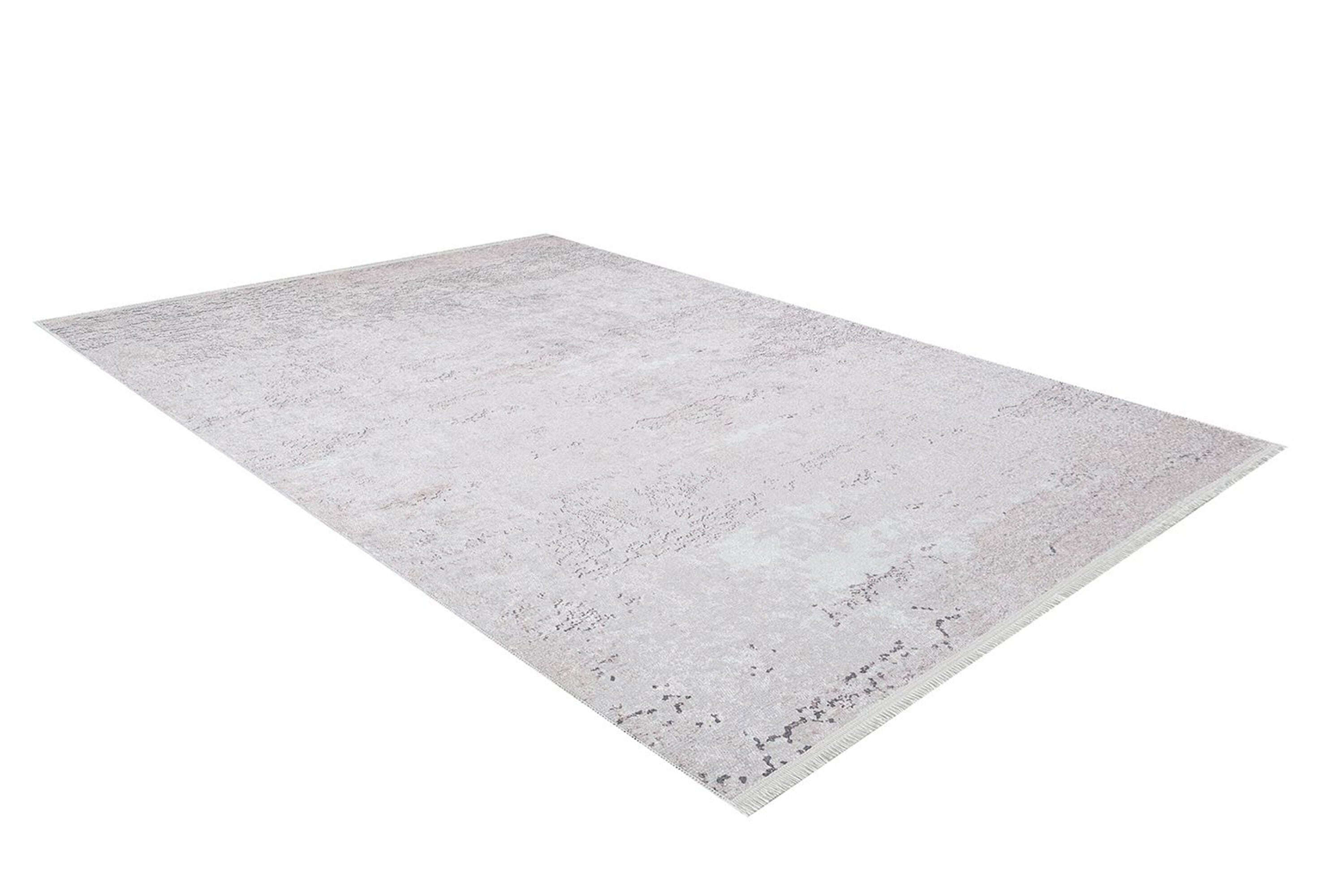 Soft Gri Bej Eskitme Desenli Halı - Pera Halı