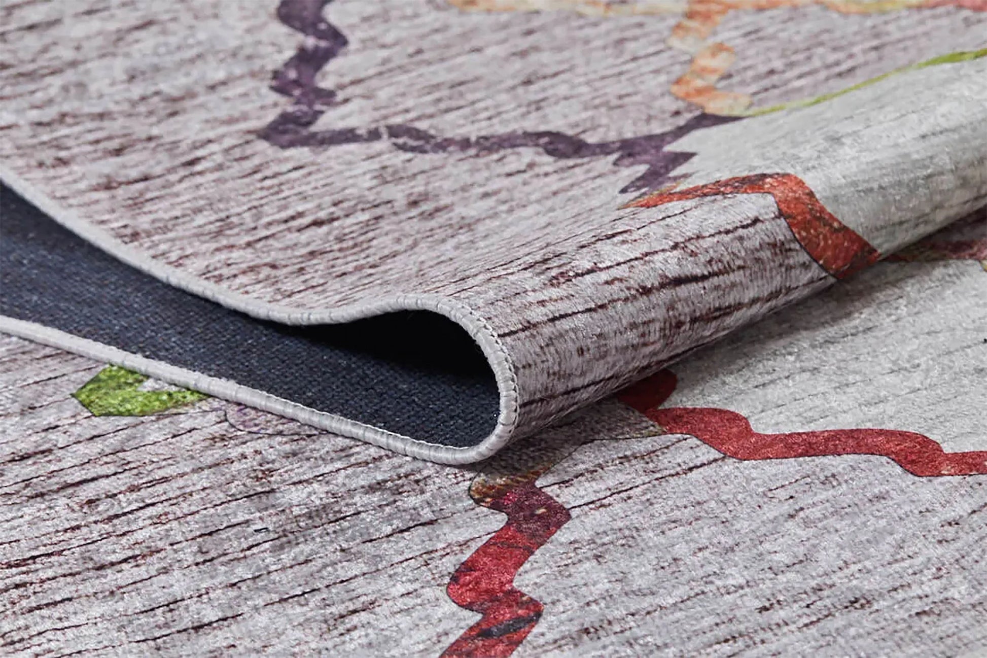 Renkli Geometrik Halı-Pera Halı