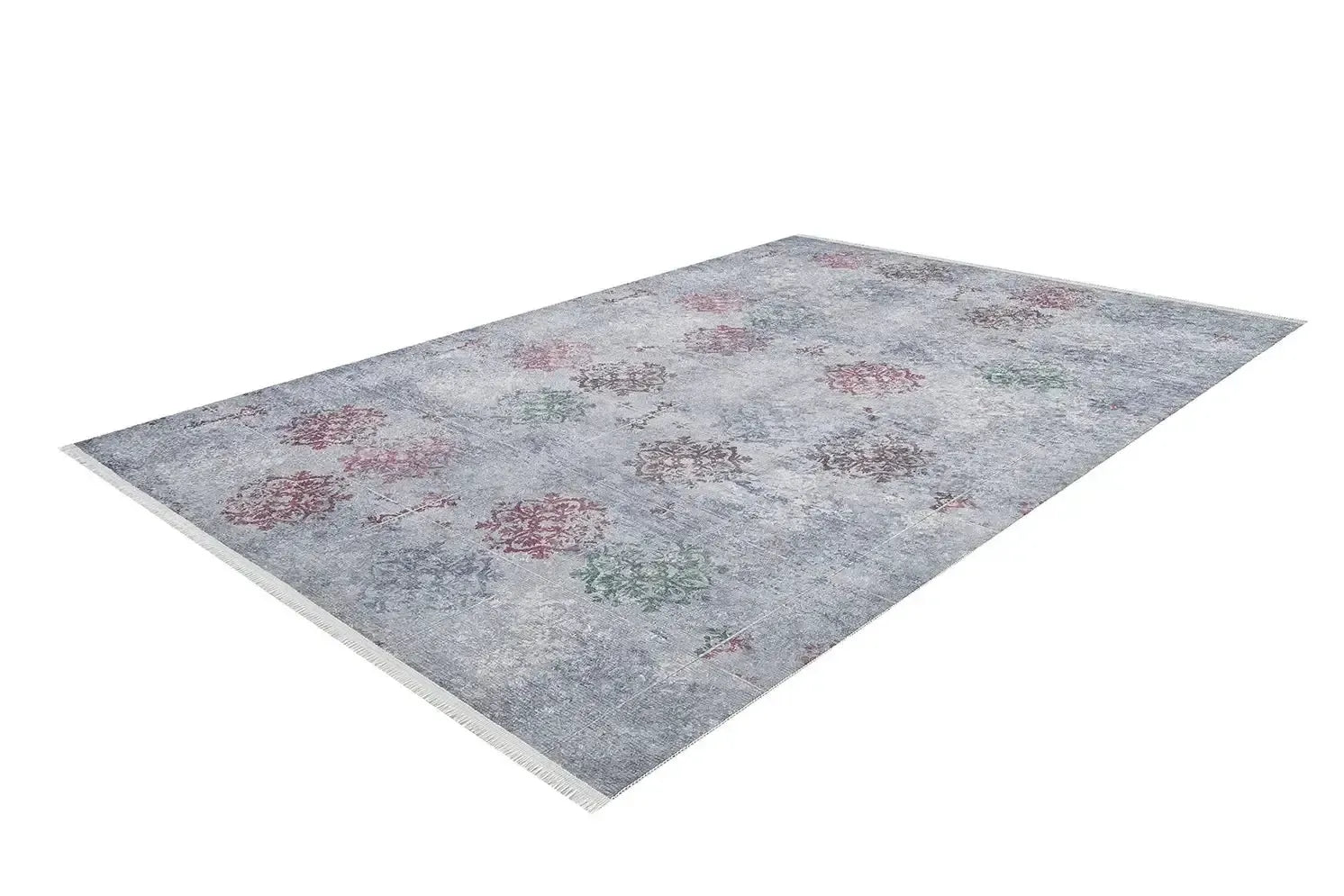 Renkli Madalyon Desenli Halı-Pera Halı