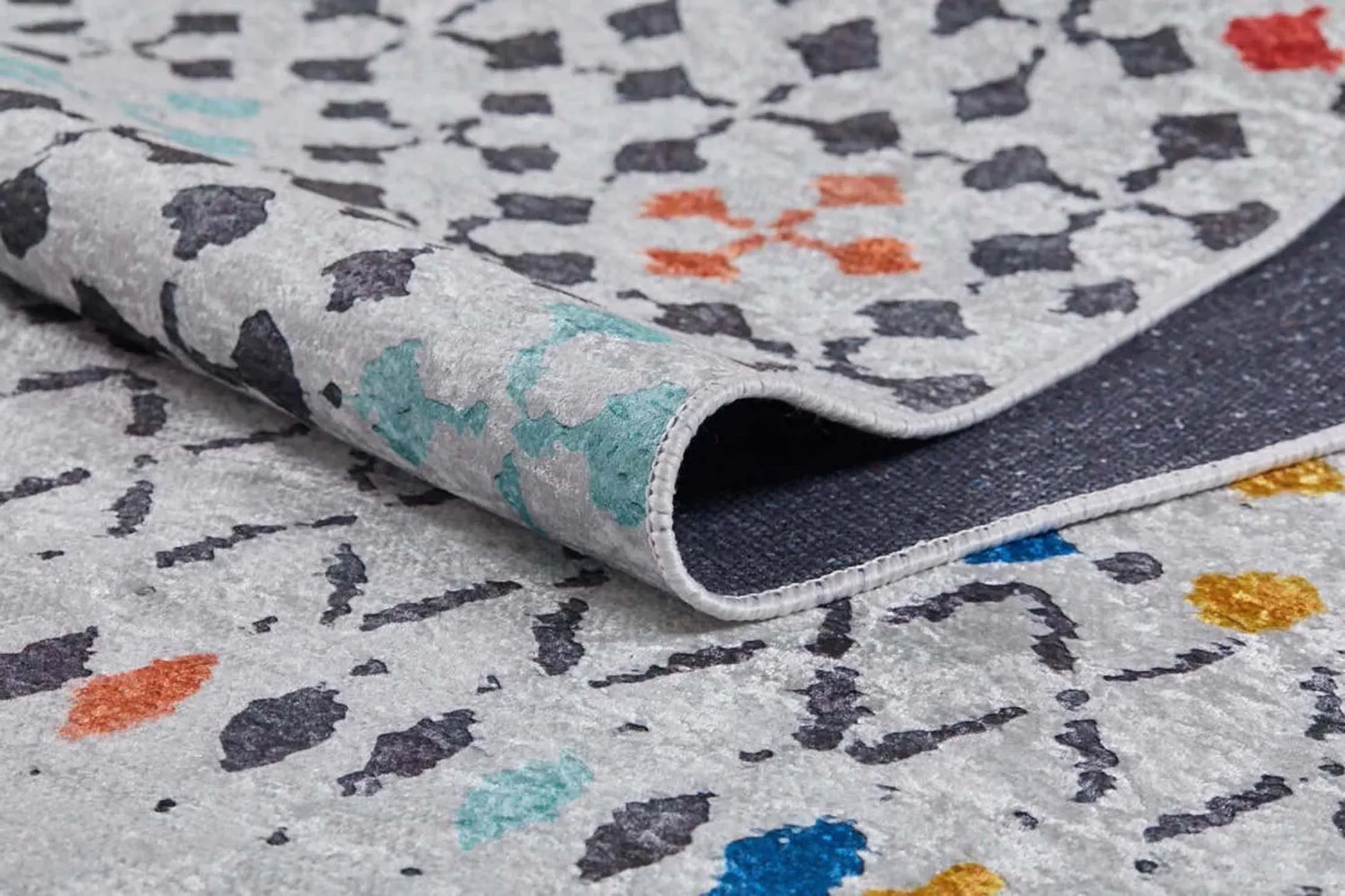 Renkli Modern Bohem Düz Dokuma Halı-Pera Halı