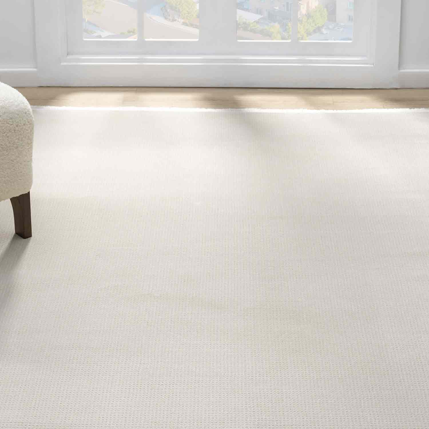 Düz Krem Bej Sade Modern Halı