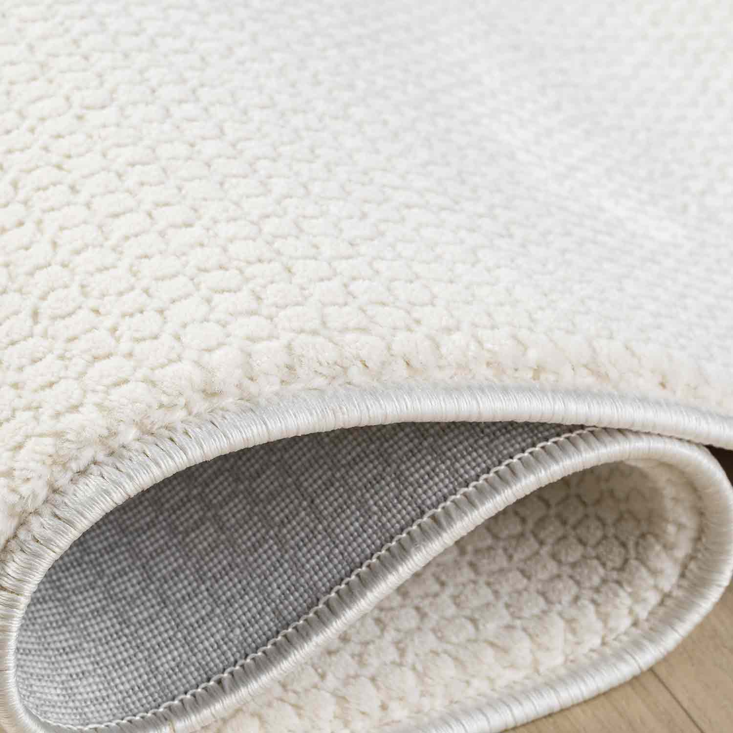 Krem Beyaz Sade Modern Halı