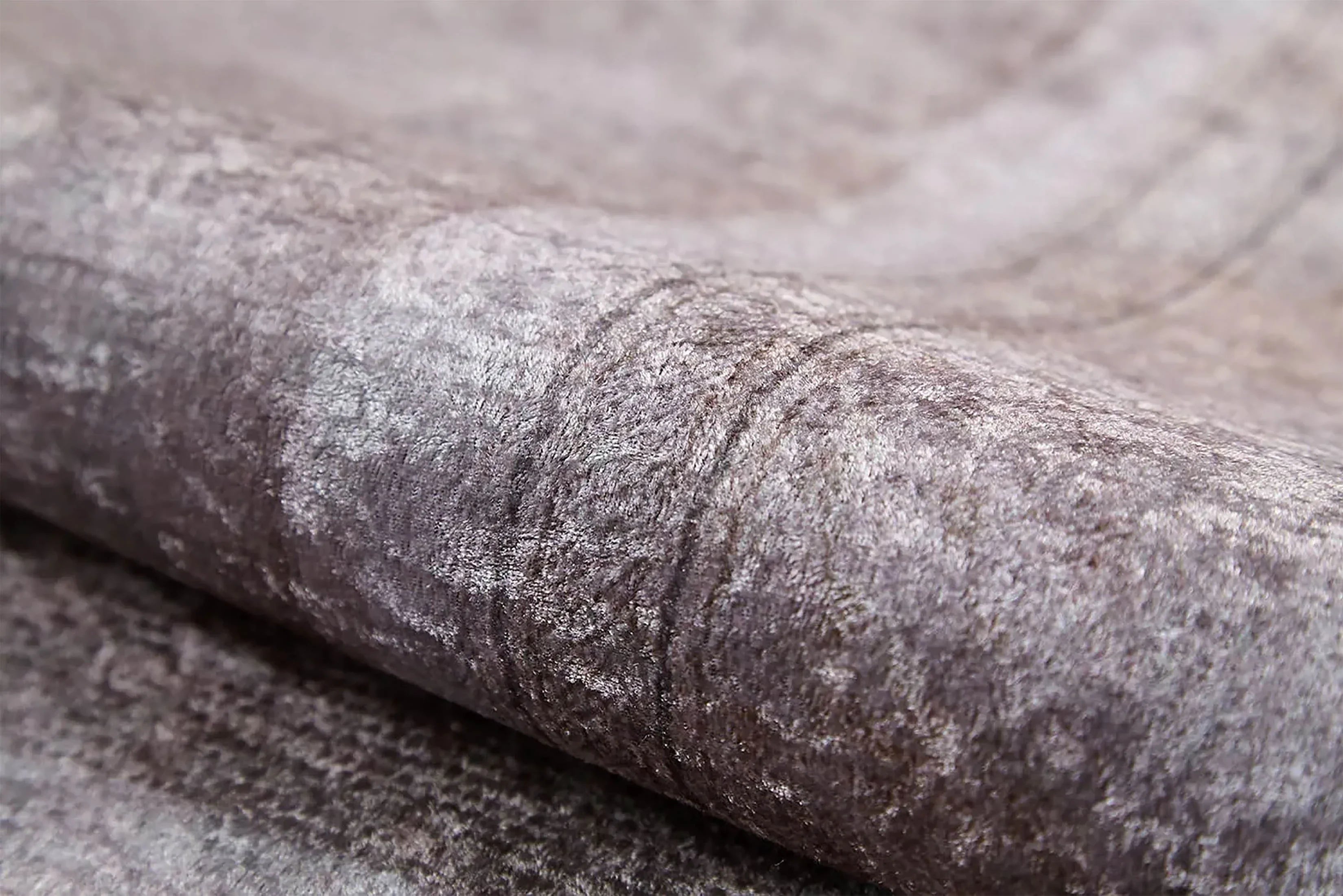 Sade Modern Bordürlü Açık Gri-Bej Yıkanabilir Halı-Pera Halı