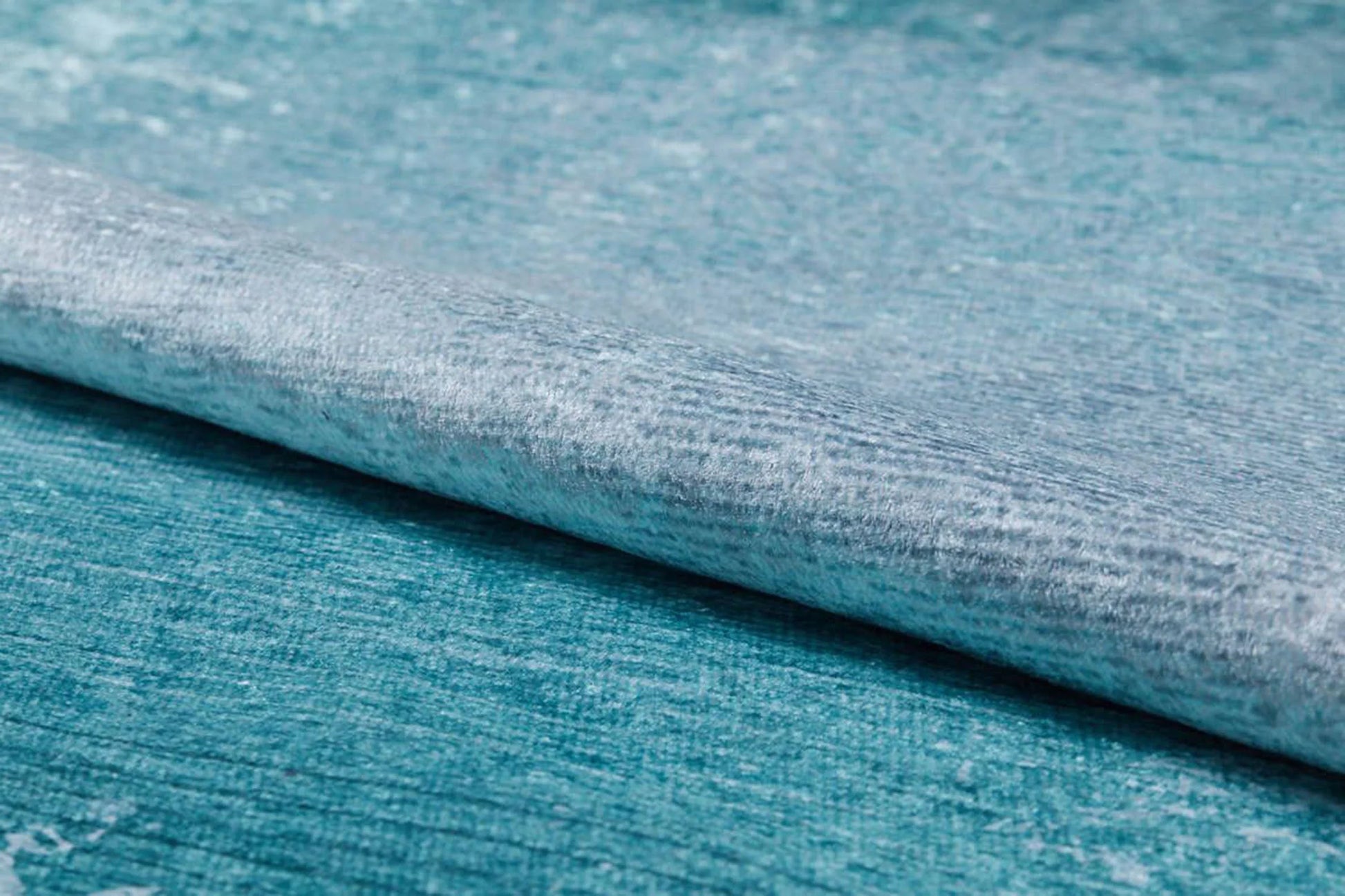 Sahil ve Deniz Motifli Turkuaz Modern Halı-Pera Halı