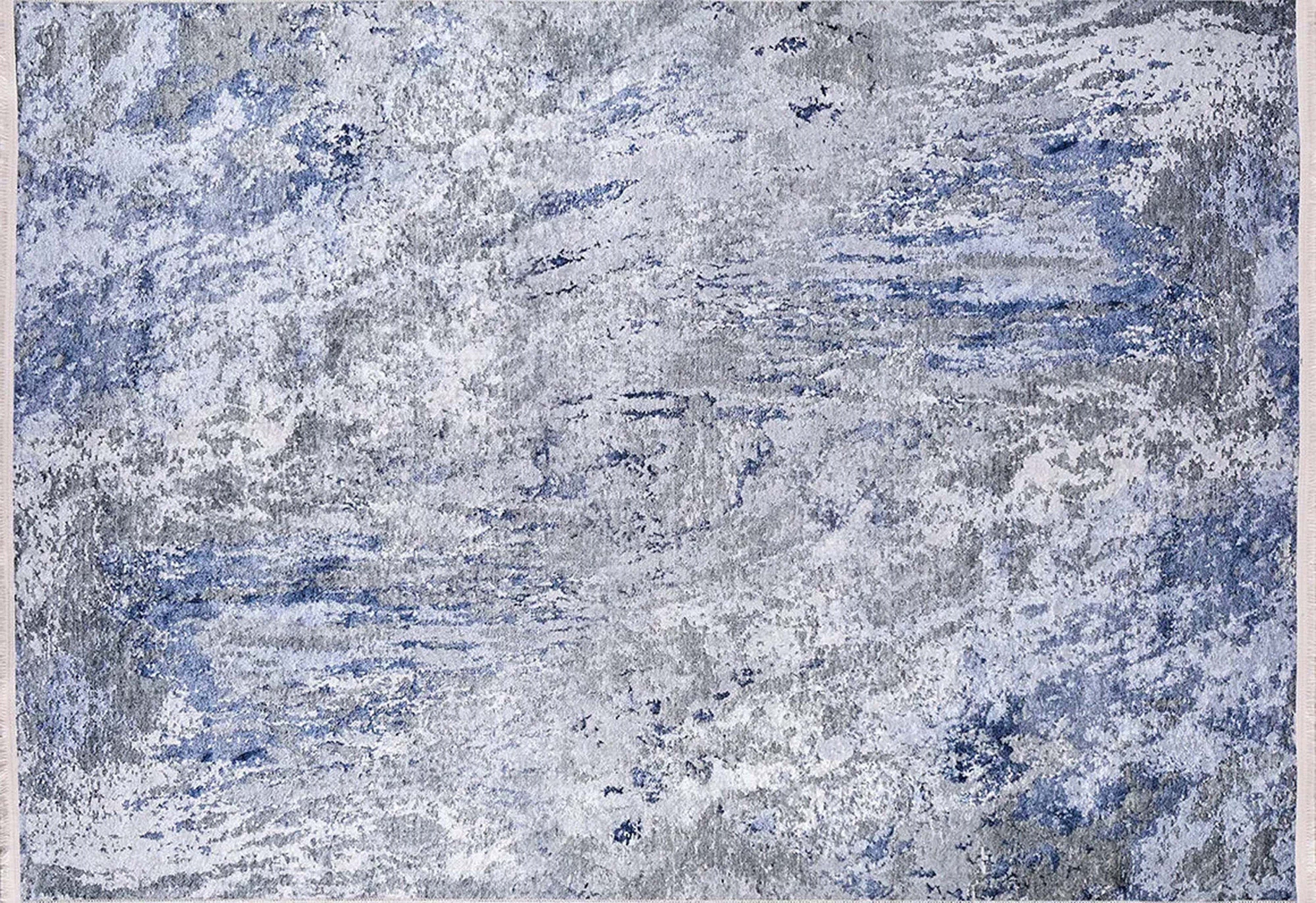 Mavi Gri Modern Halı - Pera Halı