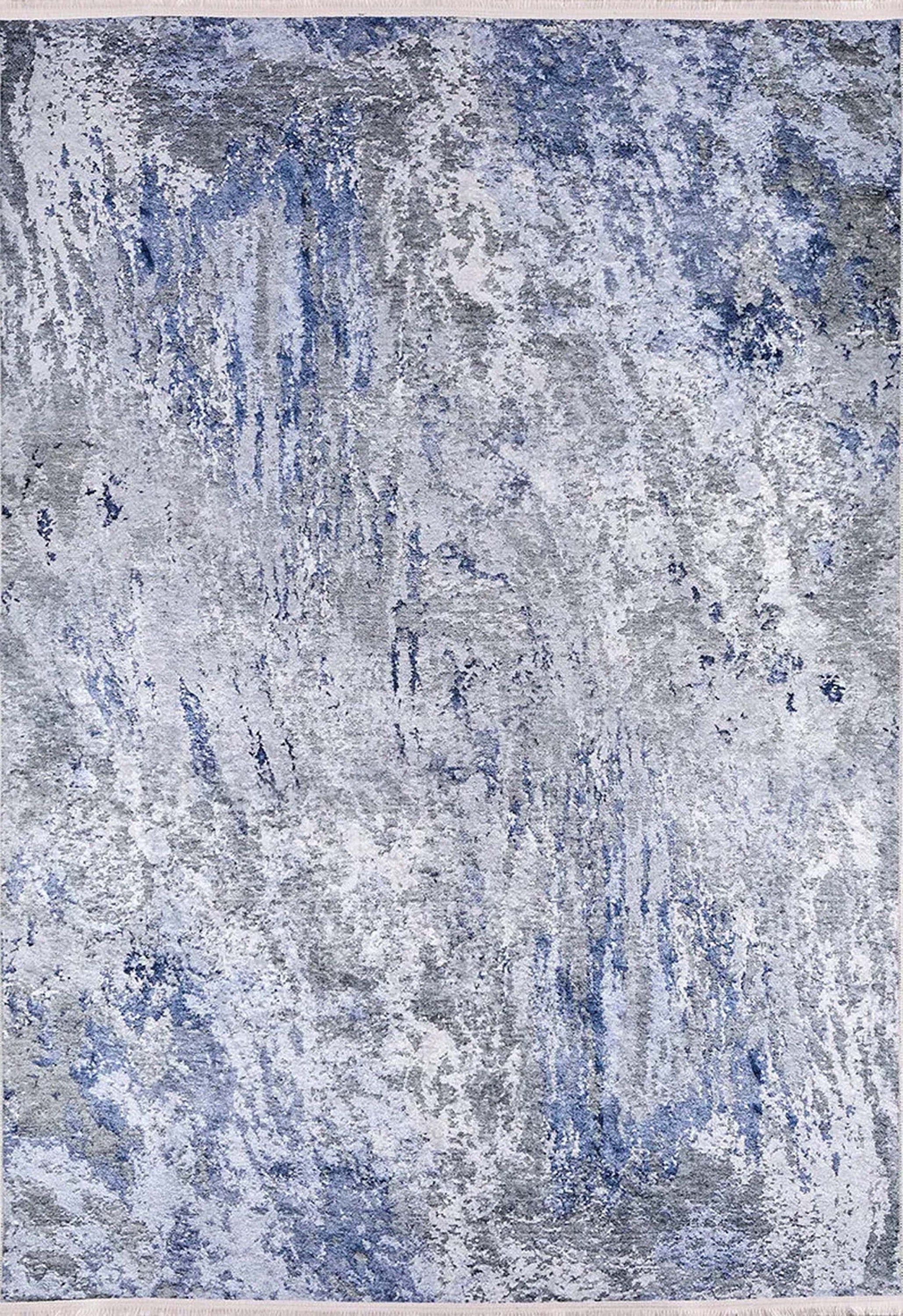 Mavi Gri Modern Halı - Pera Halı