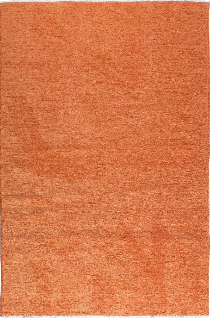 Turuncu Düz Dokuma Modern Bohem Halı - Pera Halı