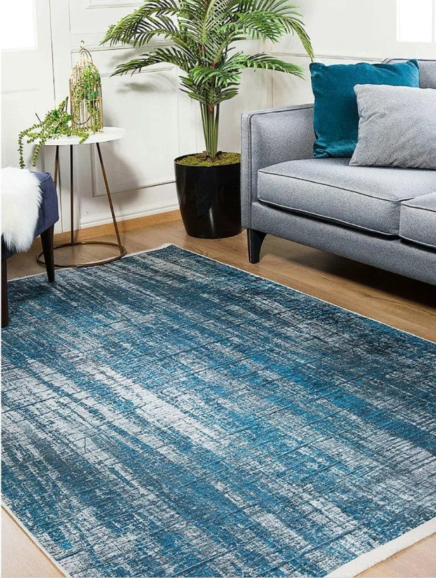 Mavi Modern Halı - Pera Halı