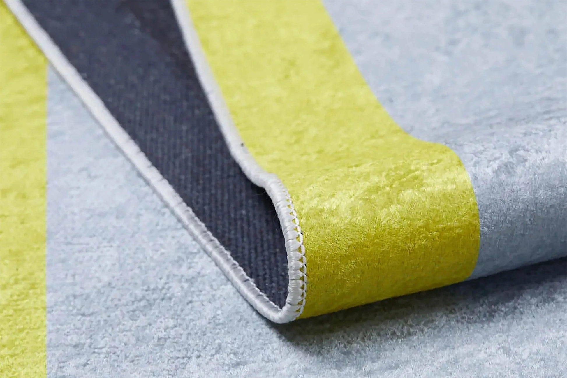 Sevimli Fil Desenli Gri Sarı Çocuk Halısı-Pera Halı