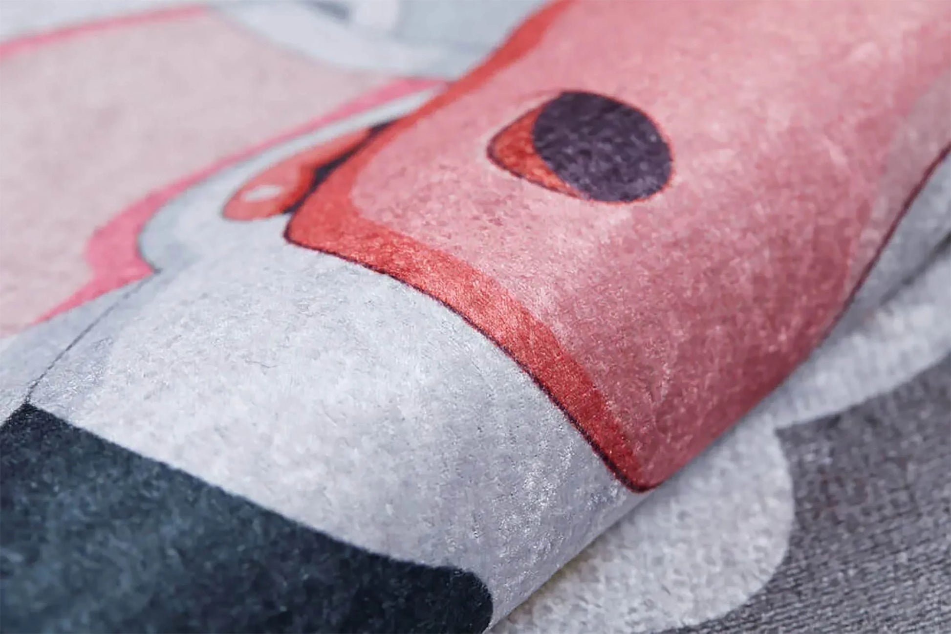 Sevimli İnek Desenli Pembe Bordürlü Çocuk Odası Halısı-Pera Halı