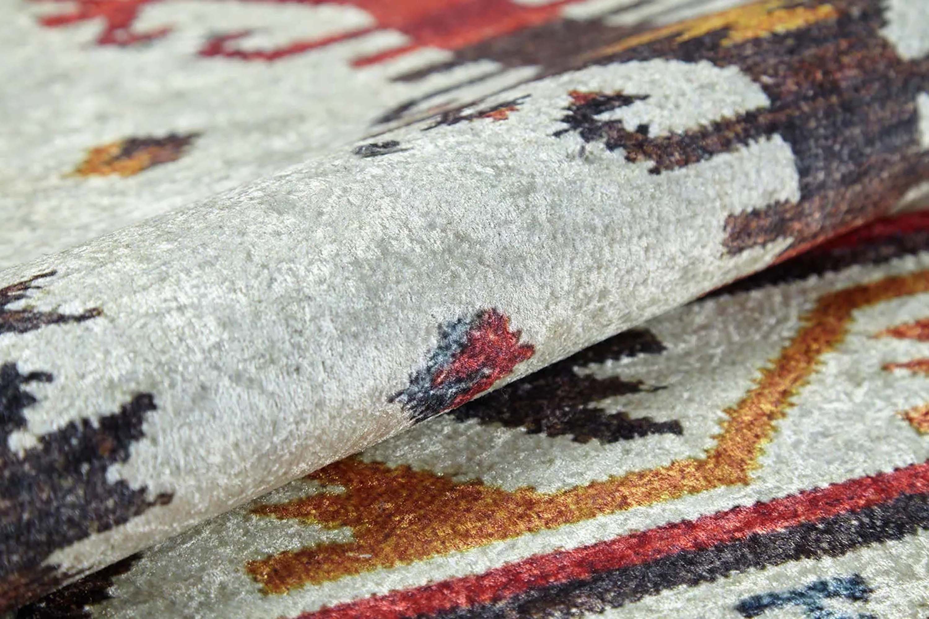Güneybatı Aztek Desenli Renkli Kilim Halı - Pera Halı