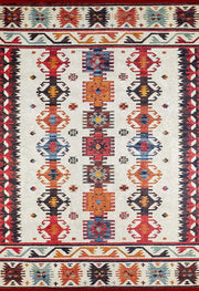Güneybatı Aztek Desenli Renkli Kilim Halı - Pera Halı