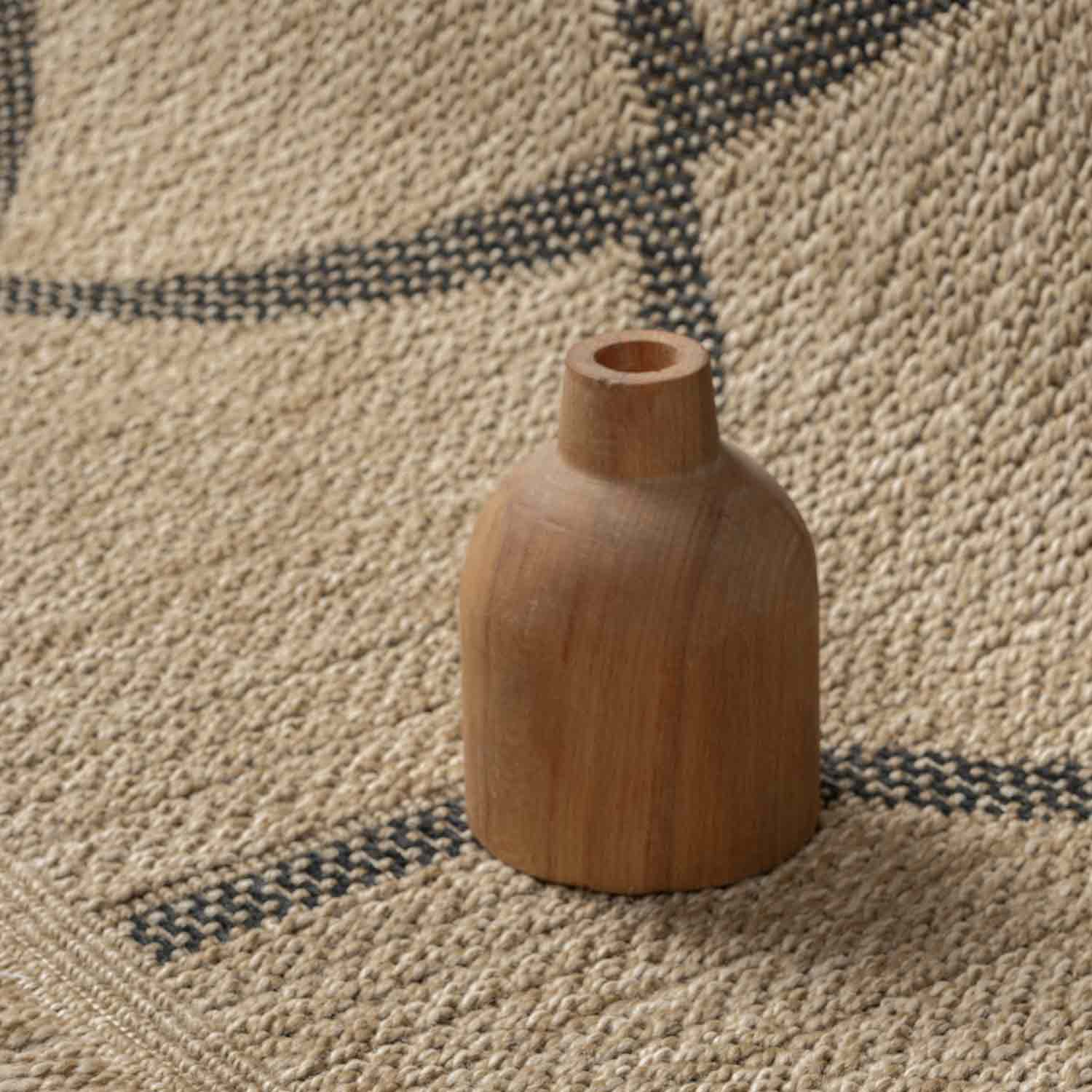 Siyah Bej Altıgen Geometrik Modern Jüt Görünümlü Halı-Pera Halı