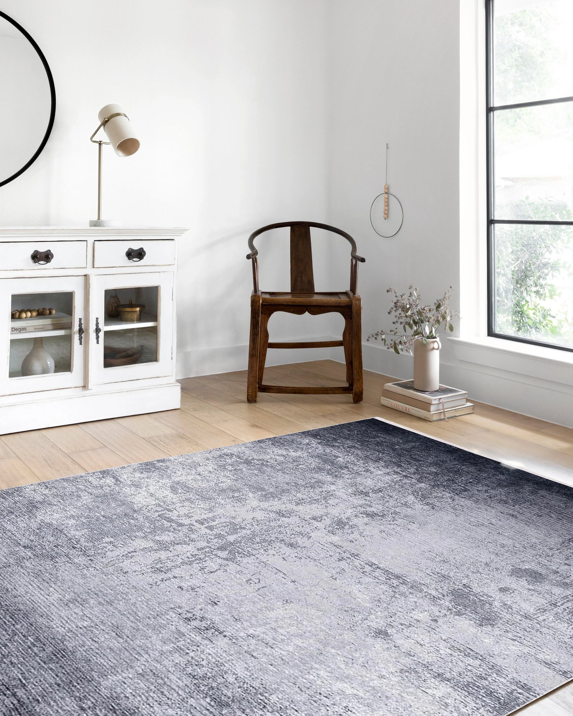 Siyah Modern Halı-Pera Halı